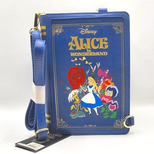 Disney x Loungefly Alice in Wonderland Book Convertible Crossbody Bag